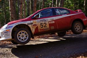 Doug Shepherd / Karen Wagner in their Dodge SRT-4 on SS3 (Herman I)