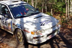 Henry Krolikowski / Cindy Krolikowski in their Subaru Impreza on SS3 (Herman I)