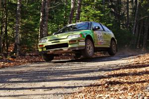 Cody Crane / Billy Irvin in their Honda CRX on SS3 (Herman I)