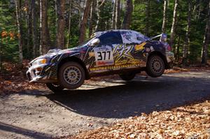 Mason Moyle / Gary Barton in their Subaru Impreza on SS3 (Herman I)