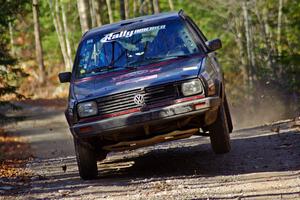 Matt Bushore / Andy Bushore in their VW Jetta on SS3 (Herman I)