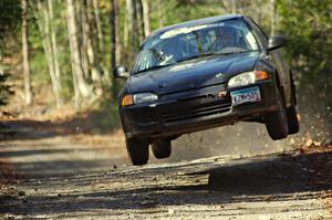 Silas Himes / Matt Himes in their Honda Civic on SS3 (Herman I)