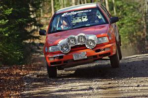 Mike Merbach / Ben Slocum in their VW Jetta on SS3 (Herman I)