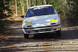 Mychal Summers / Ryan DesLaurier in their Mazda RX-7 on SS3 (Herman I)