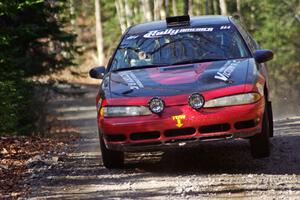 Erik Hill / Oliver Cooper in their Eagle Talon on on SS3 (Herman I)