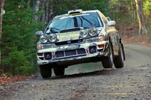 Mason Moyle / Gary Barton in their Subaru Impreza on SS5 (Herman II)