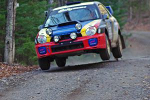 Janusz Topor / Michal Kaminski in their Subaru WRX STi on SS5 (Herman II)