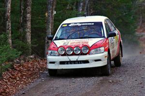 Jan Zedril / Jody Zedril in their Mitsubishi Lancer ES on SS5 (Herman II)