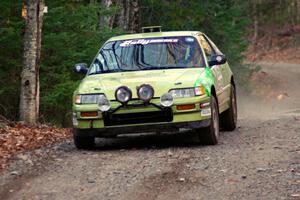 Cody Crane / Billy Irvin in their Honda CRX on SS5 (Herman II)