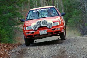 Mike Merbach / Ben Slocum in their VW Jetta on SS5 (Herman II)