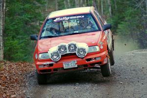 Mike Merbach / Ben Slocum in their VW Jetta on SS5 (Herman II)