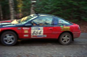 Erik Hill / Oliver Cooper in their Eagle Talon on on SS5 (Herman II)