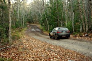 Silas Himes / Matt Himes in their Honda Civic on SS5 (Herman II)