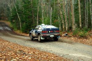 Chris O'Driscoll / Lori O'Driscoll in their Honda CRX on SS5 (Herman II)