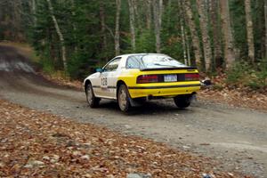 Mychal Summers / Ryan DesLaurier in their Mazda RX-7 on SS5 (Herman II)