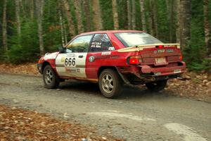 Paul Donlin / Billy Mann in their Ford Escort on SS5 (Herman II)