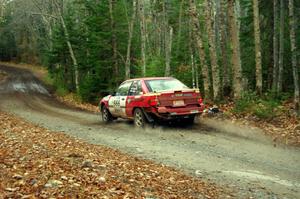 Paul Donlin / Billy Mann in their Ford Escort on SS5 (Herman II)