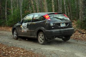 Pawel Dubina / Karol Dubina in their Ford Focus on SS5 (Herman II)