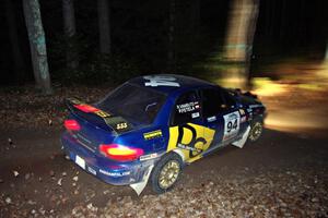 Piotr Fetela / Ray Vambuts in their Subaru Impreza STi on SS8 (Bob Lake)