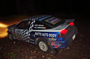 Matt Huuki / Tom Immonen in their Eagle Talon on SS8 (Bob Lake)