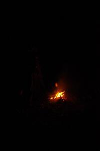 Marshals around a campfire on SS8 (Bob Lake)