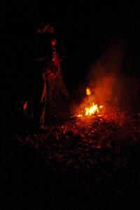 Marshals around a campfire on SS8 (Bob Lake)