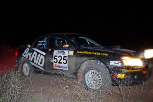David Allan / John Atsma in their Subaru WRX on SS10 (Far Point II)