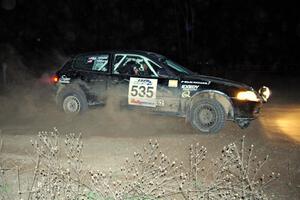 Silas Himes / Matt Himes in their Honda Civic on SS10 (Far Point II)