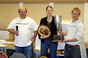 Karen Wagner won the Jake Himes Cup (along with Lauchlin O'Sullivan) as 'MaxAttack Co-driver of the Year'