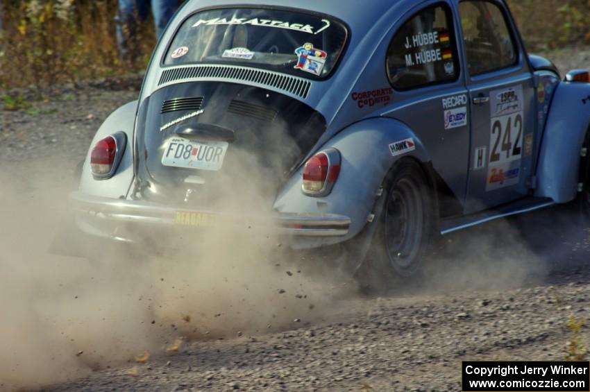 Mark Huebbe / John Huebbe in their VW Beetle on SS1 (Green Acres I)