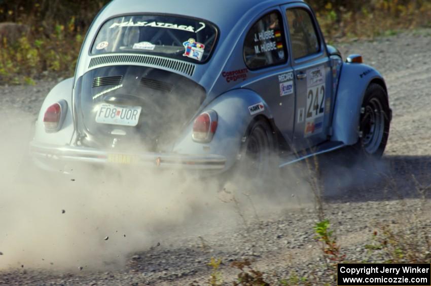 Mark Huebbe / John Huebbe in their VW Beetle on SS1 (Green Acres I)
