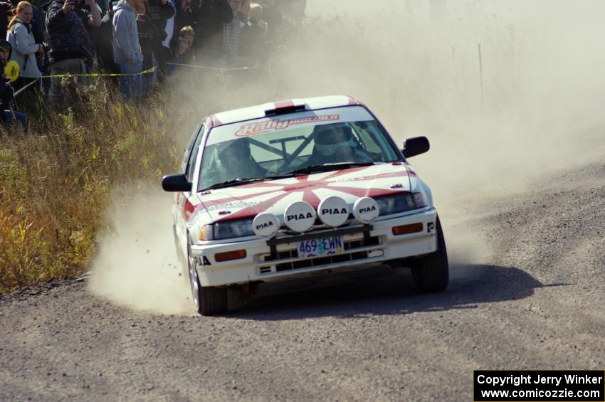 Brian Gottlieb / Pat Darrow in their Toyota FX-16 on SS1 (Green Acres I)