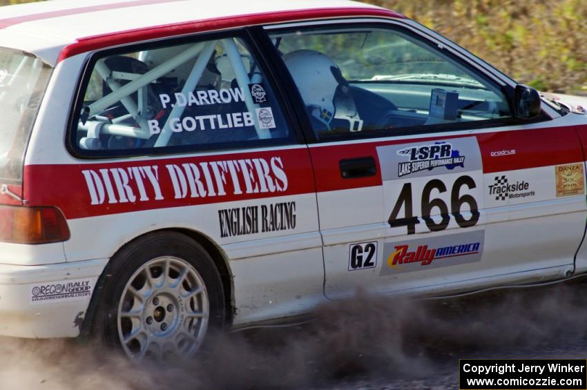 Brian Gottlieb / Pat Darrow in their Toyota FX-16 on SS1 (Green Acres I)
