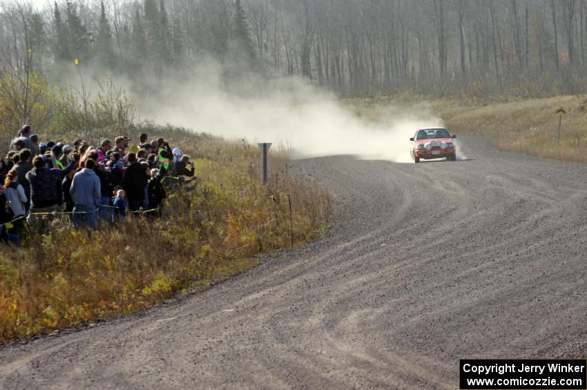 Mike Merbach / Ben Slocum in their VW Jetta on SS1 (Green Acres I)