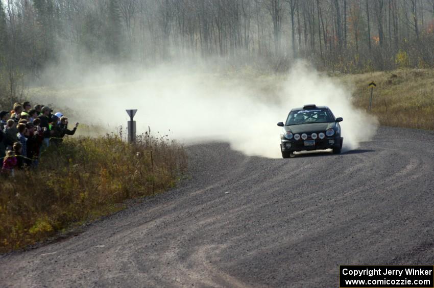 Anthony Israelson / Jesse Lang in their Subaru Impreza on SS1 (Green Acres I)