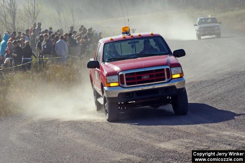 Sweep truck on SS1 (Green Acres I)