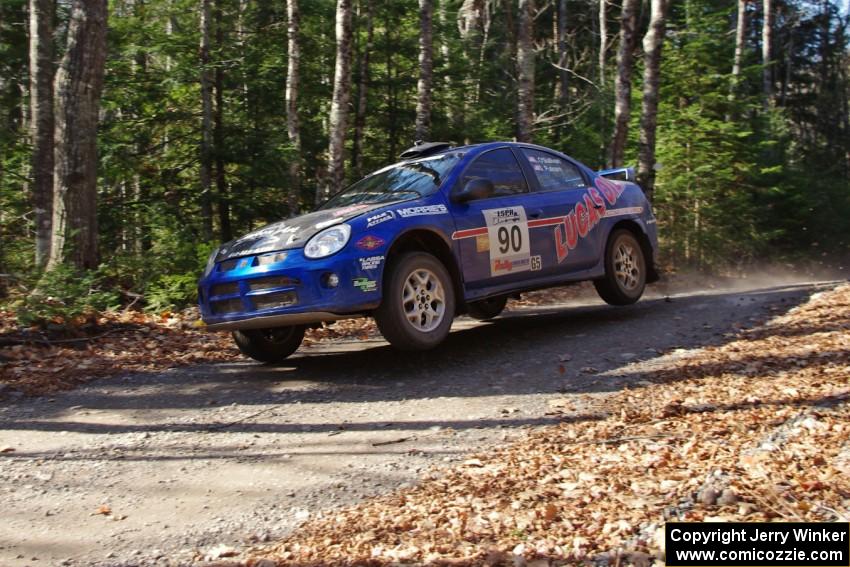 Lauchlin O'Sullivan / Scott Putnam in their Dodge SRT-4 on SS3 (Herman I)