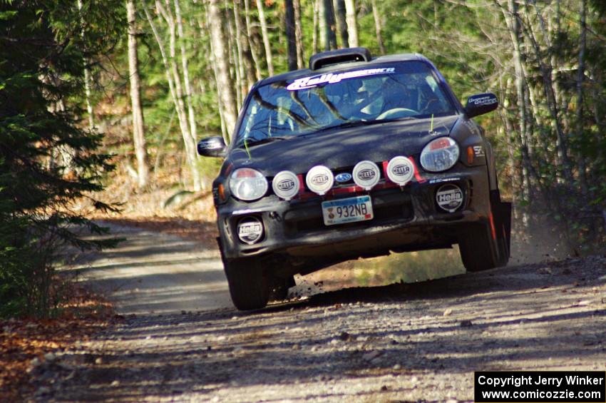 Anthony Israelson / Jesse Lang in their Subaru Impreza on SS3 (Herman I)