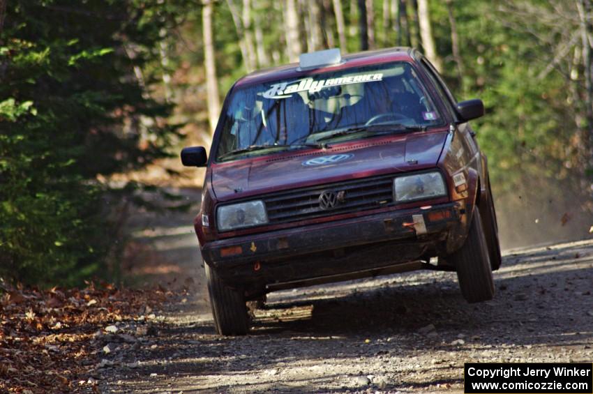 Sean Murphy / Ken Tsang in their VW GTI on SS3 (Herman I)