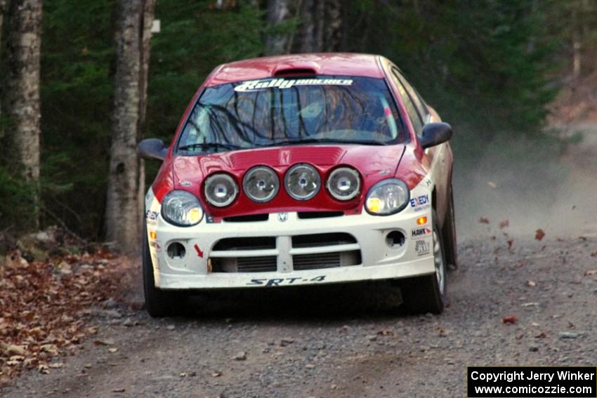 Doug Shepherd / Karen Wagner in their Dodge SRT-4 on SS5 (Herman II)