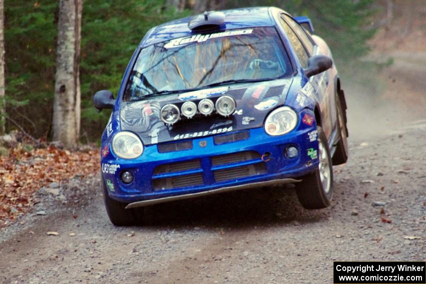 Lauchlin O'Sullivan / Scott Putnam in their Dodge SRT-4 on SS5 (Herman II)