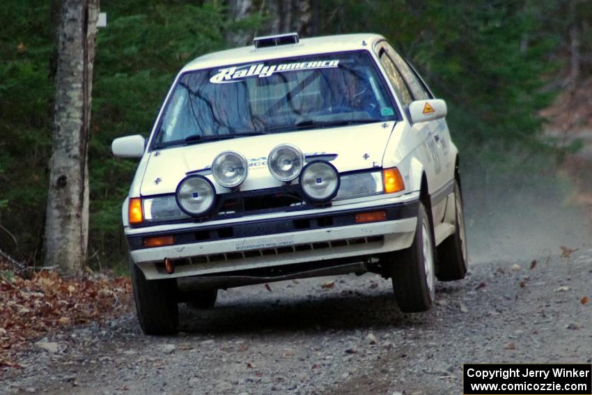 Erik Zenz / Dave Parps in their Mazda 323GTX on SS5 (Herman II)