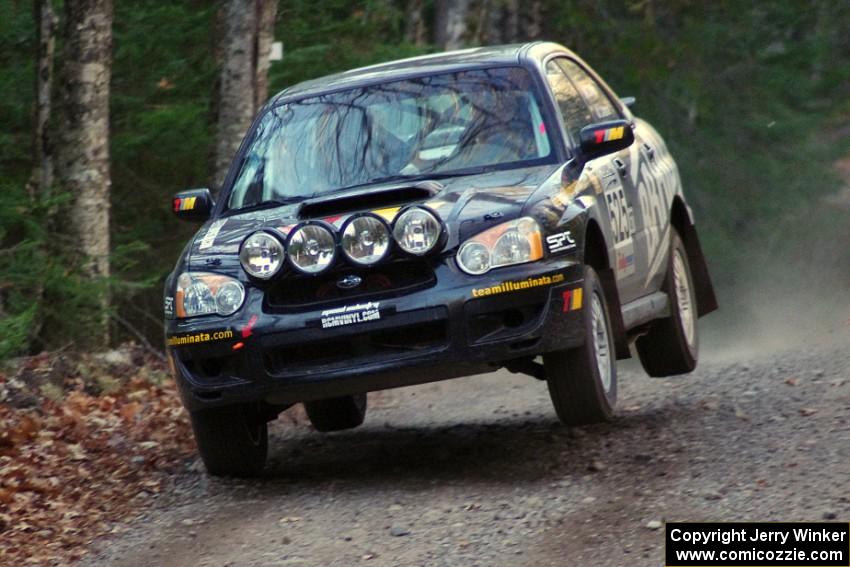 David Allan / John Atsma in their Subaru WRX on SS5 (Herman II)