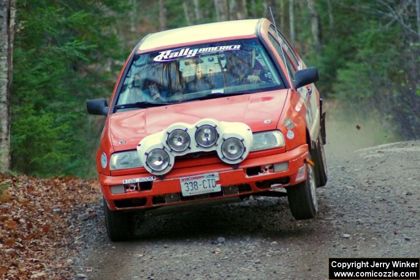 Mike Merbach / Ben Slocum in their VW Jetta on SS5 (Herman II)