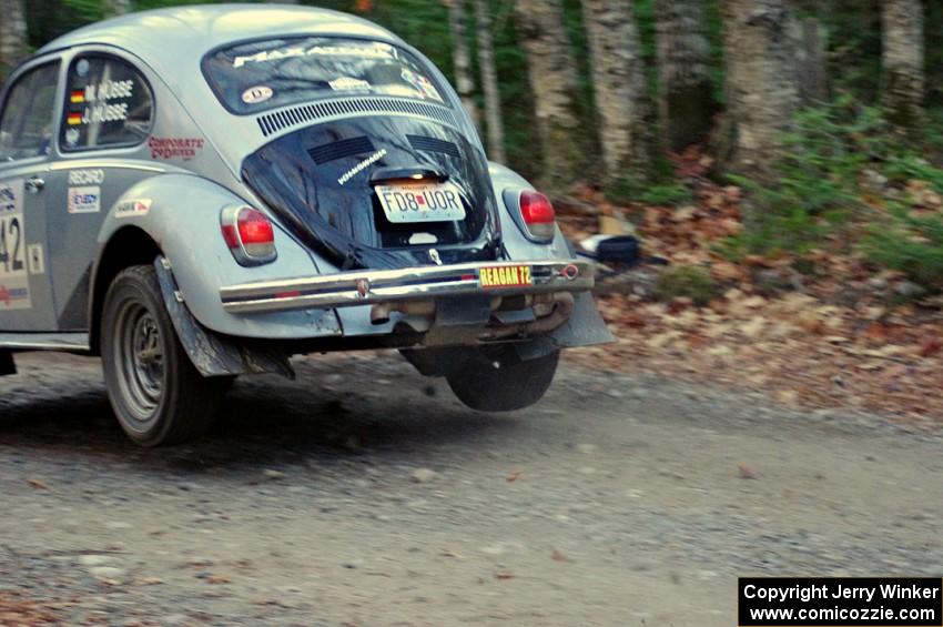 Mark Huebbe / John Huebbe in their VW Beetle on SS5 (Herman II)