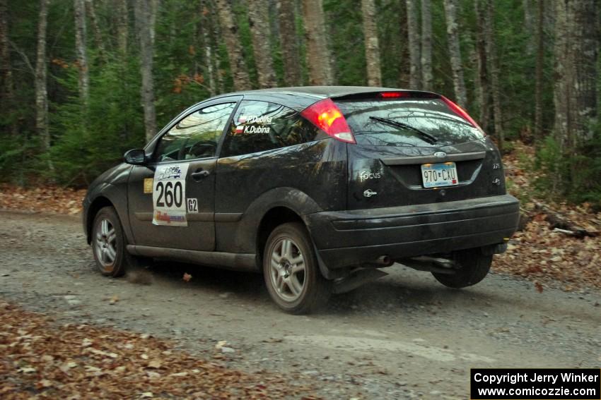 Pawel Dubina / Karol Dubina in their Ford Focus on SS5 (Herman II)