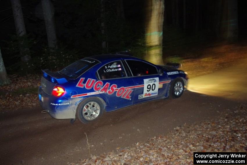 Lauchlin O'Sullivan / Scott Putnam in their Dodge SRT-4 on SS8 (Bob Lake)