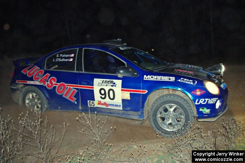 Lauchlin O'Sullivan / Scott Putnam in their Dodge SRT-4 on SS10 (Far Point II)