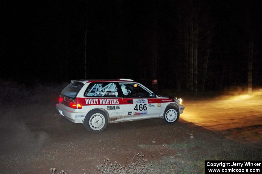 Brian Gottlieb / Pat Darrow in their Toyota FX-16 on SS10 (Far Point II)