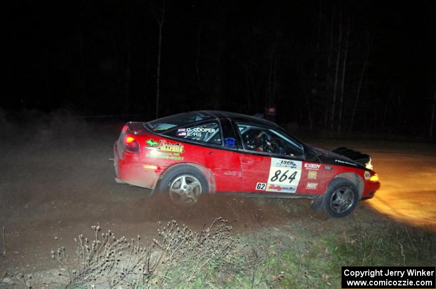 Erik Hill / Oliver Cooper in their Eagle Talon on SS10 (Far Point II)